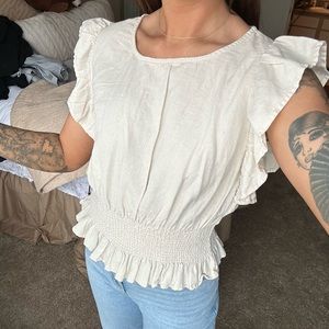 Francesca’s tan top